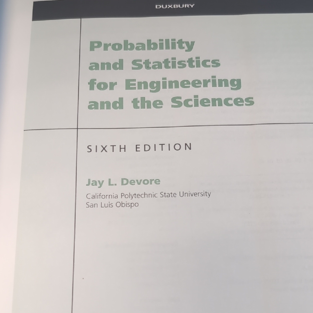Probability and Statistics Textbook - Picture 4 of 16